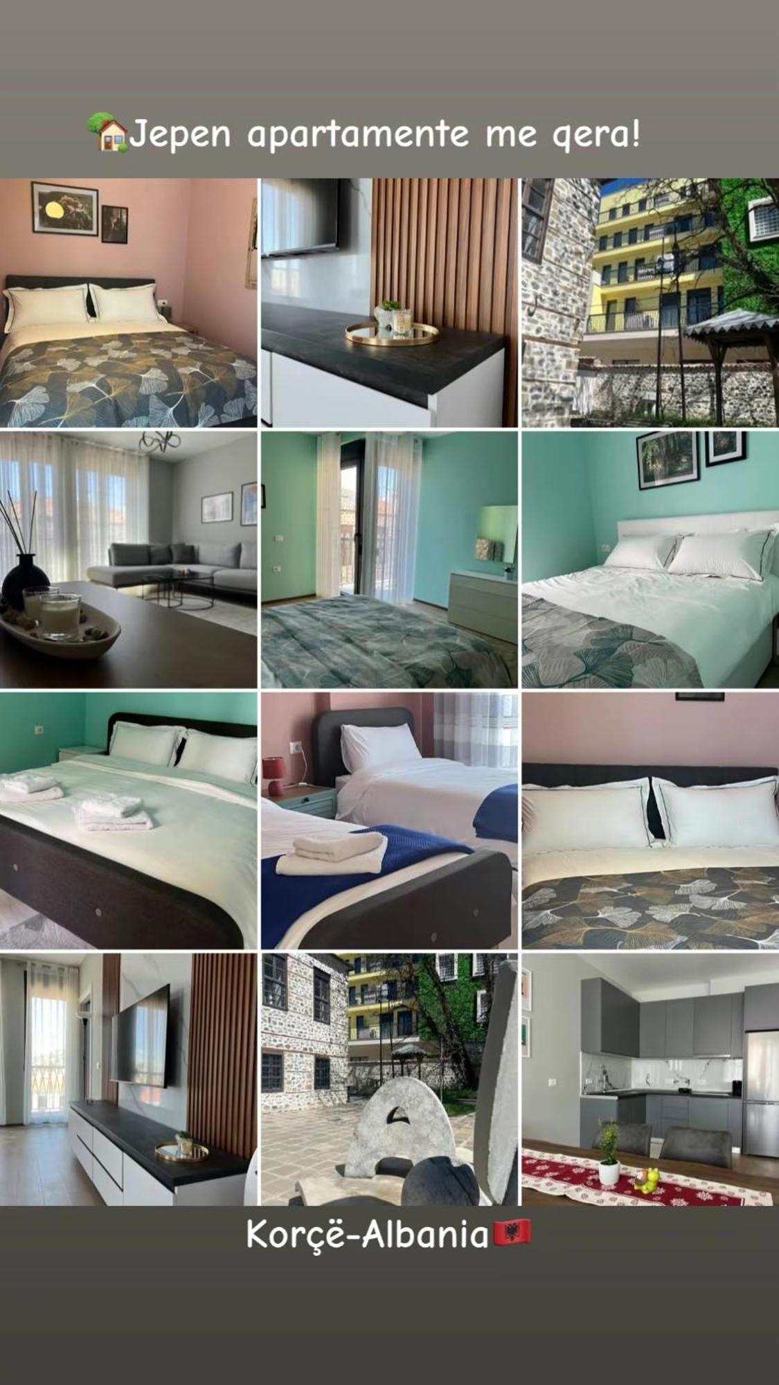 Alma Rose Apartment Korce Eksteriør billede